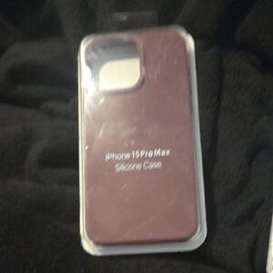 iPhone 15 Pro Max Silicone Case - Purple